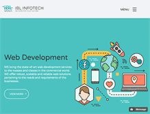 Tablet Screenshot of iblinfotech.com